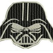 Darth Vader Machine Embroidery Pattern