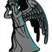 Weeping Angel Machine Embroidery Pattern