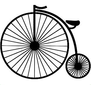 Big Wheel Bike Machine Embroidery Pattern On Luulla
