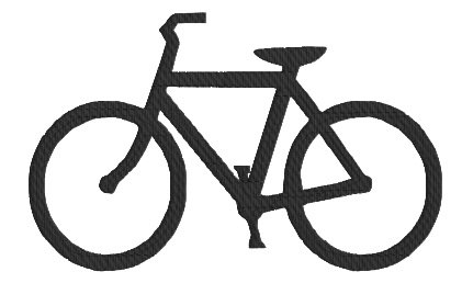Instant Download Super Cute Bicycle Machine Embroidery Pattern